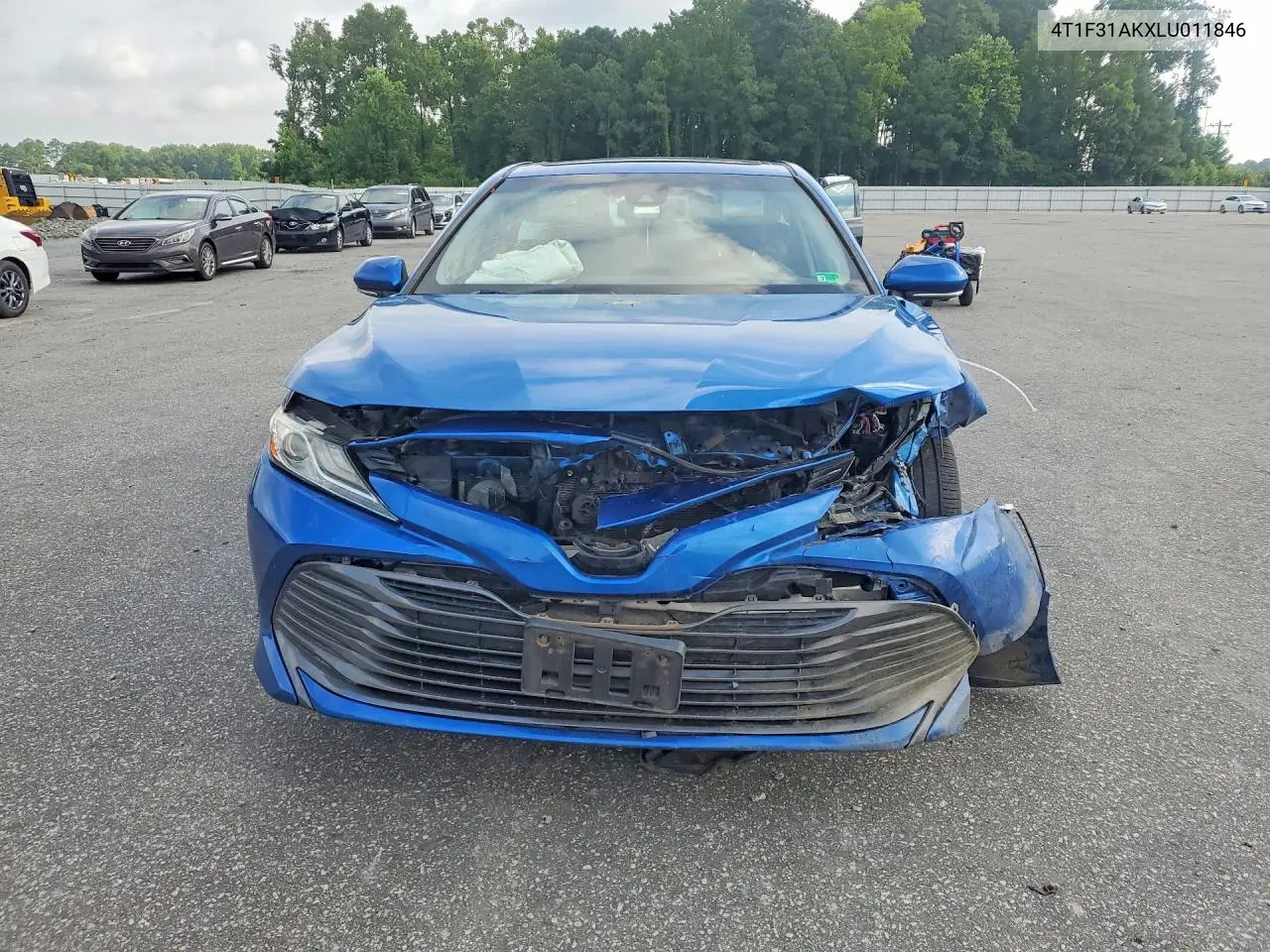 2020 Toyota Camry Xle VIN: 4T1F31AKXLU011846 Lot: 61888346