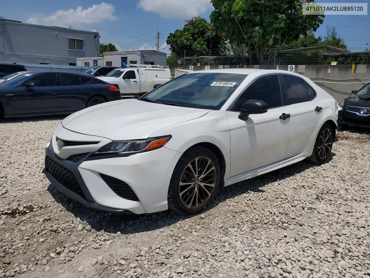 4T1G11AK2LU885120 2020 Toyota Camry Se