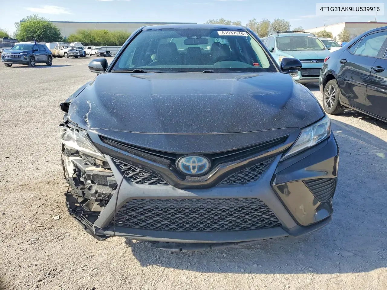 2020 Toyota Camry Se VIN: 4T1G31AK9LU539916 Lot: 61937576