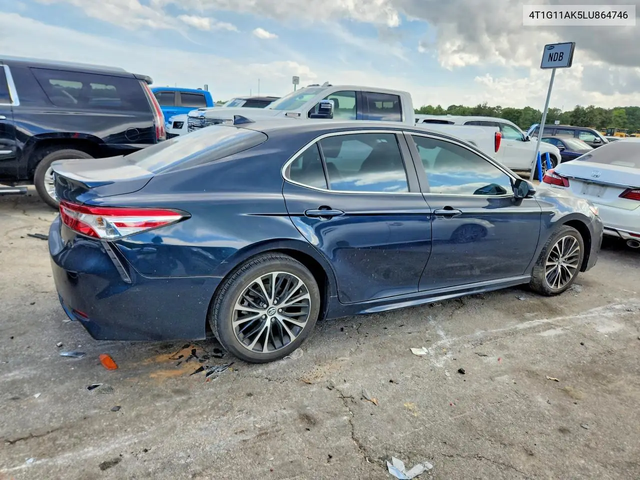 2020 Toyota Camry Se VIN: 4T1G11AK5LU864746 Lot: 61963576