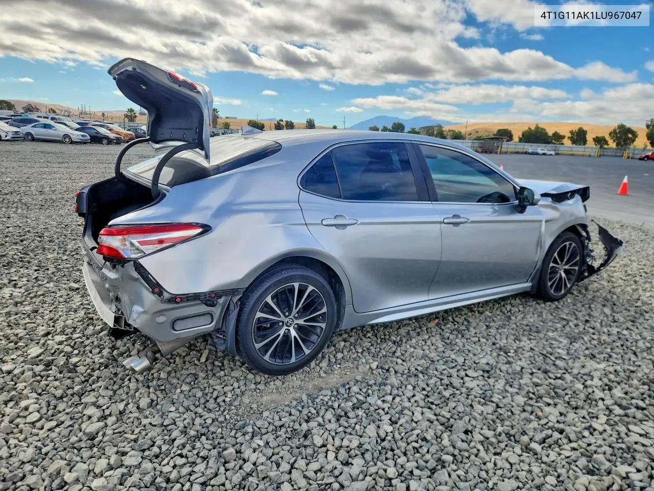 2020 Toyota Camry Se VIN: 4T1G11AK1LU967047 Lot: 62236986