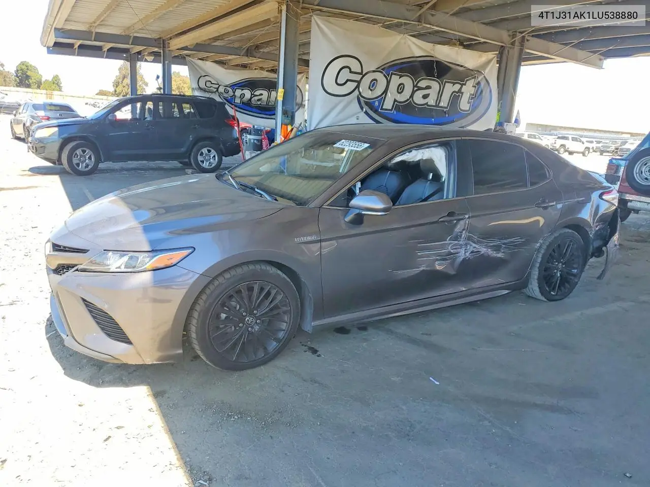 2020 Toyota Camry Le Automatic VIN: 4T1J31AK1LU538880 Lot: 62293556