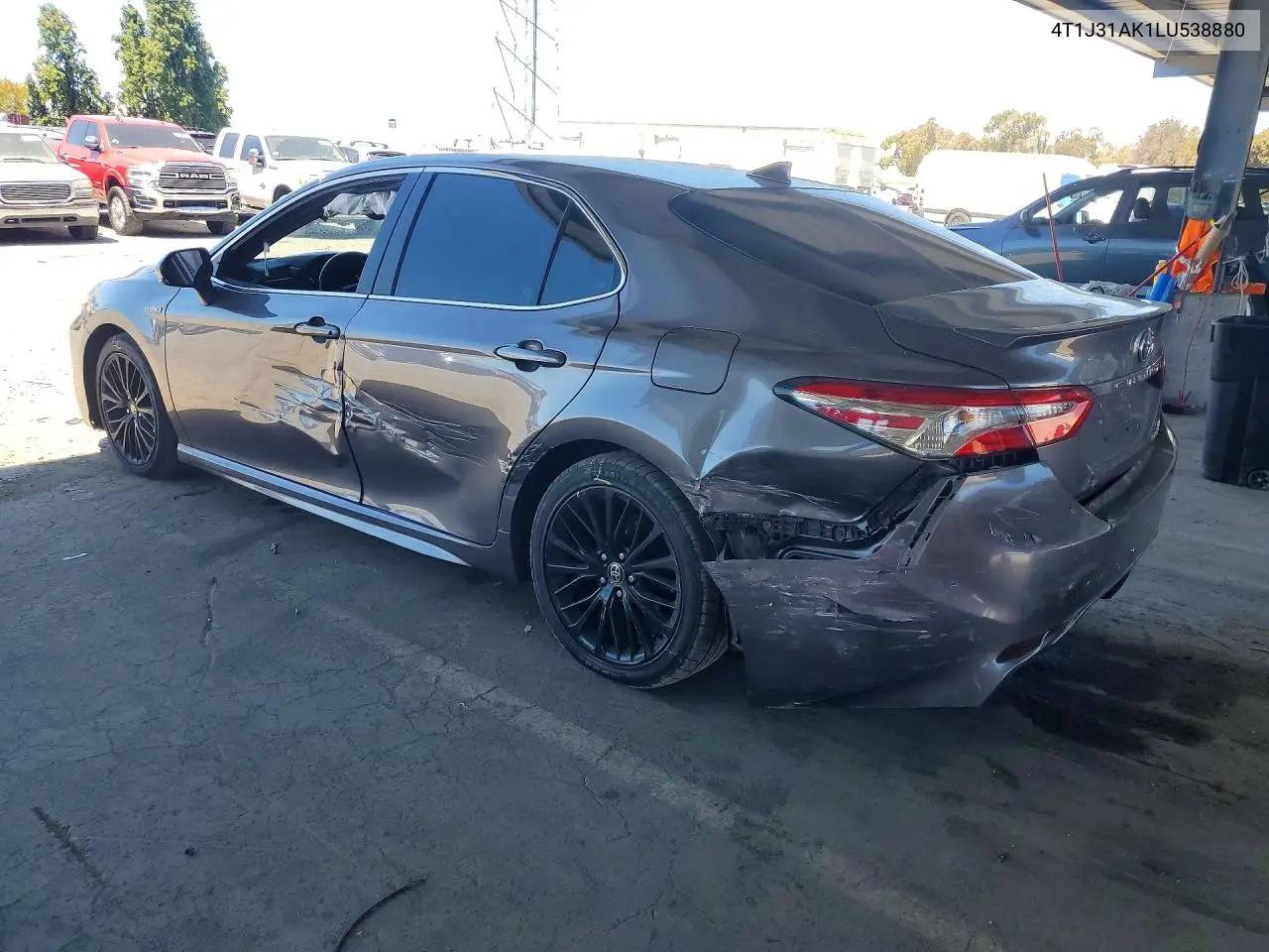 2020 Toyota Camry Le Automatic VIN: 4T1J31AK1LU538880 Lot: 62293556
