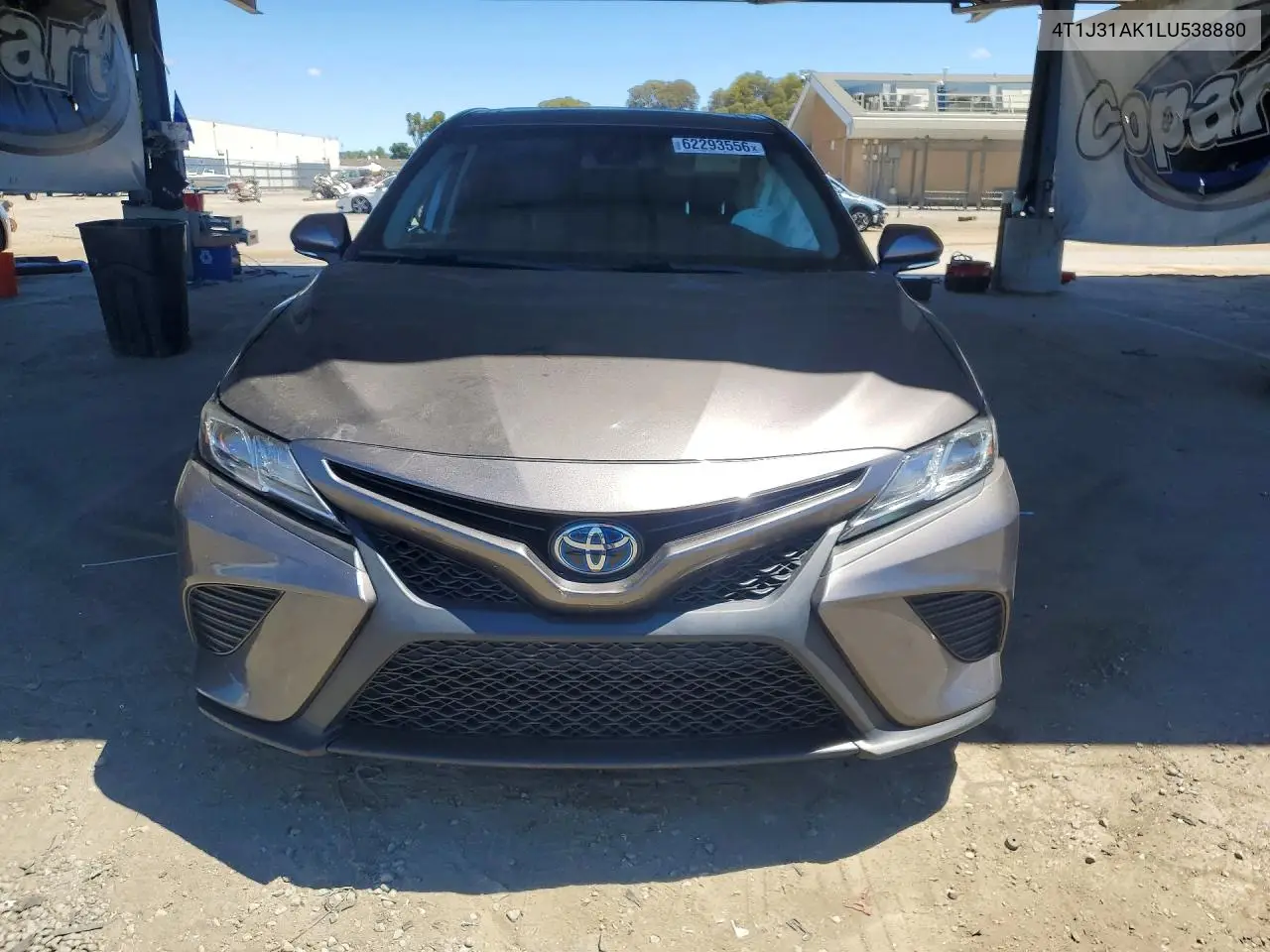 2020 Toyota Camry Le Automatic VIN: 4T1J31AK1LU538880 Lot: 62293556