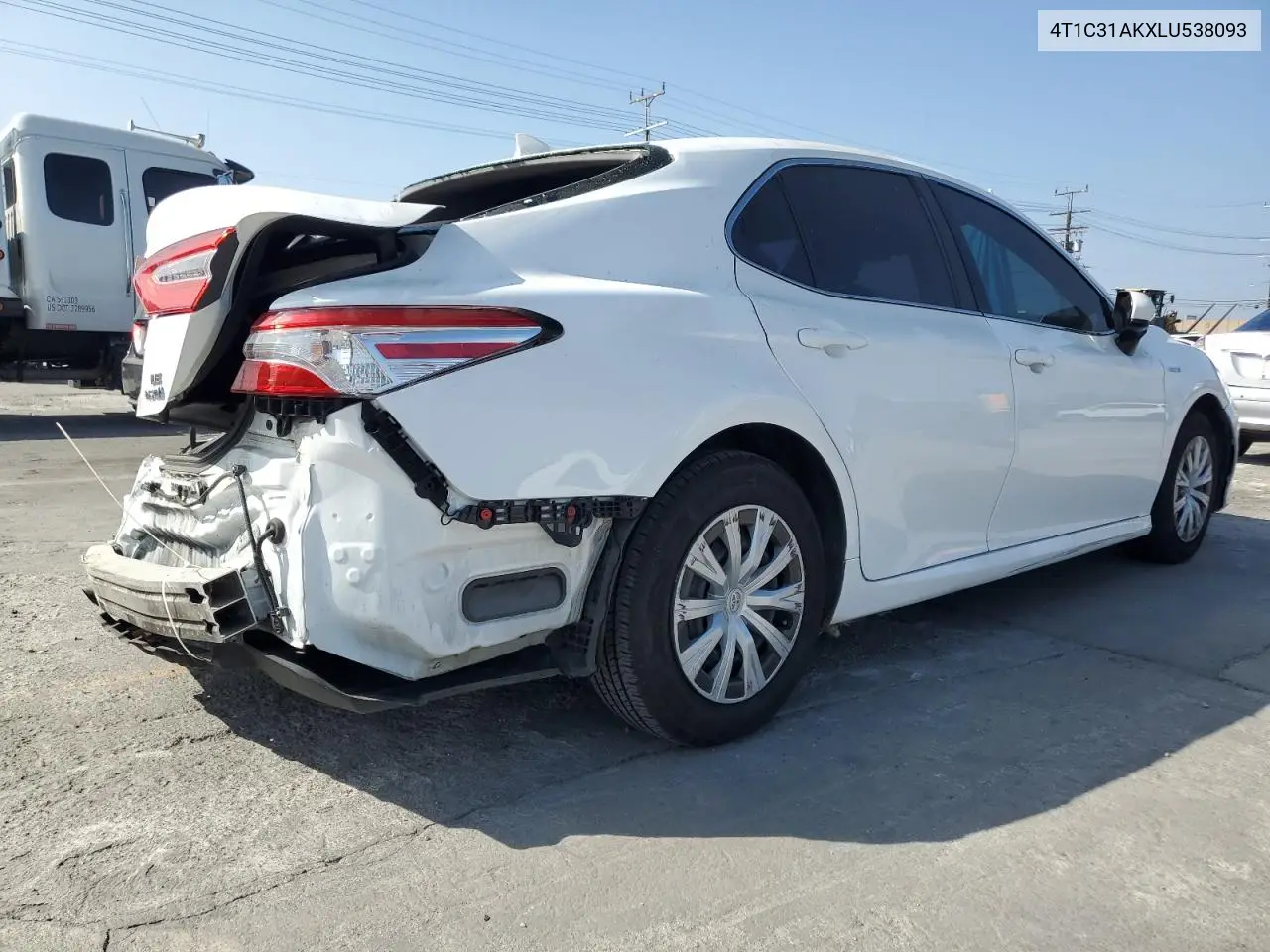 4T1C31AKXLU538093 2020 Toyota Camry Le