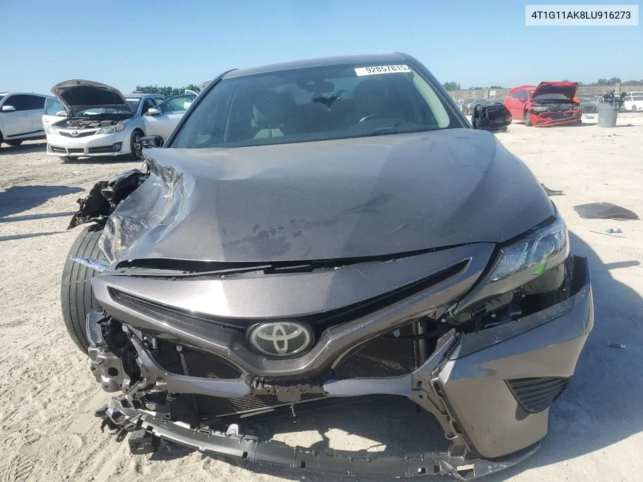 4T1G11AK8LU916273 2020 Toyota Camry Se