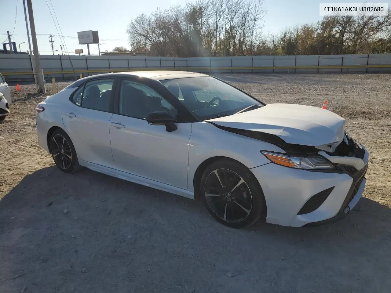 4T1K61AK3LU302680 2020 Toyota Camry Xse
