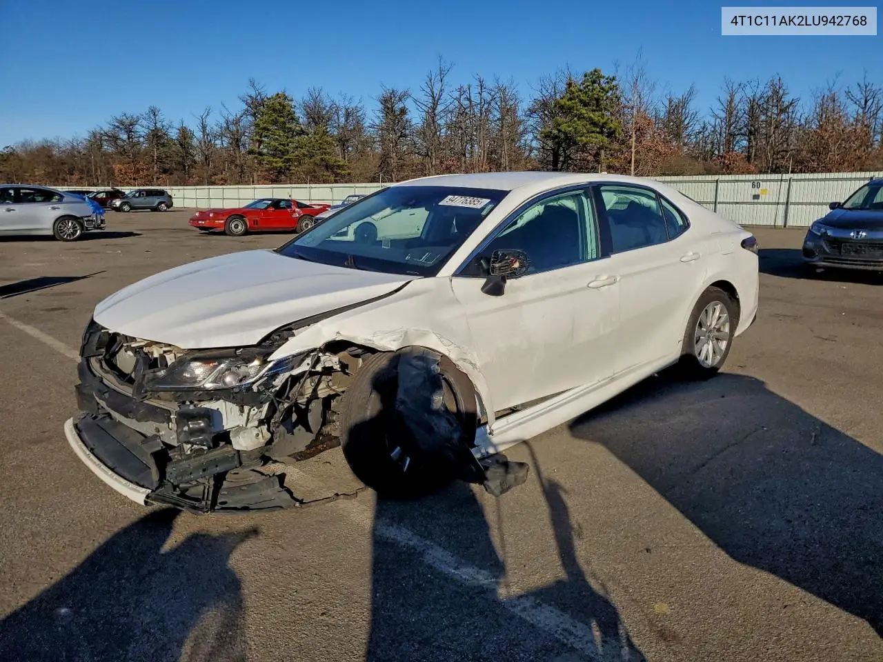 4T1C11AK2LU942768 2020 Toyota Camry Le