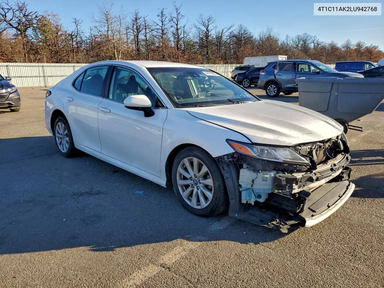 4T1C11AK2LU942768 2020 Toyota Camry Le