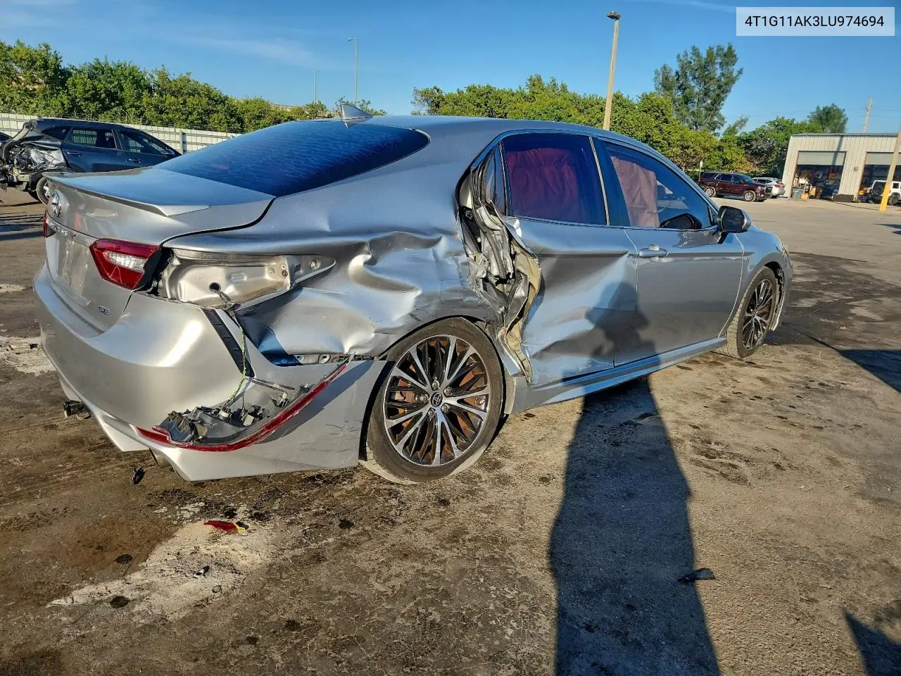 4T1G11AK3LU974694 2020 Toyota Camry Se