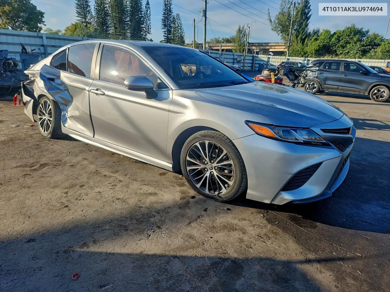 4T1G11AK3LU974694 2020 Toyota Camry Se