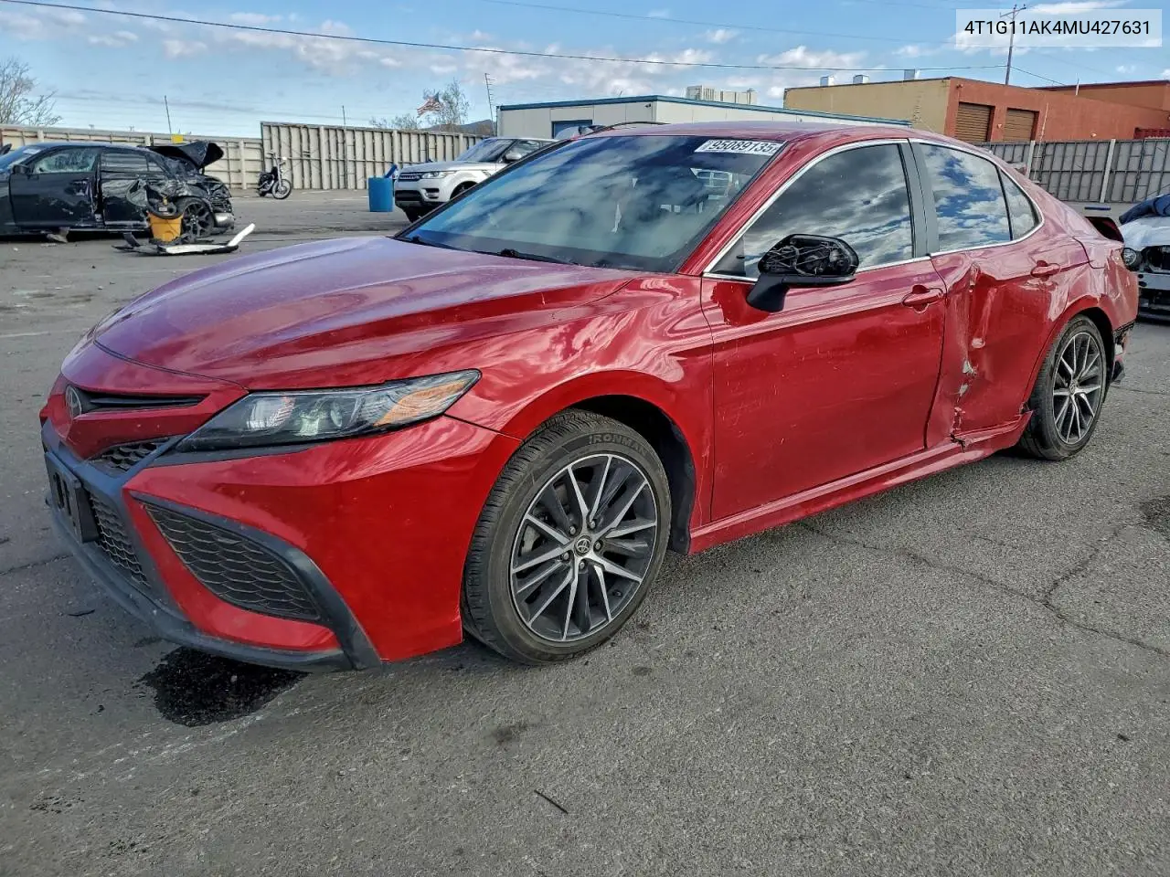 4T1G11AK4MU427631 2021 Toyota Camry Se