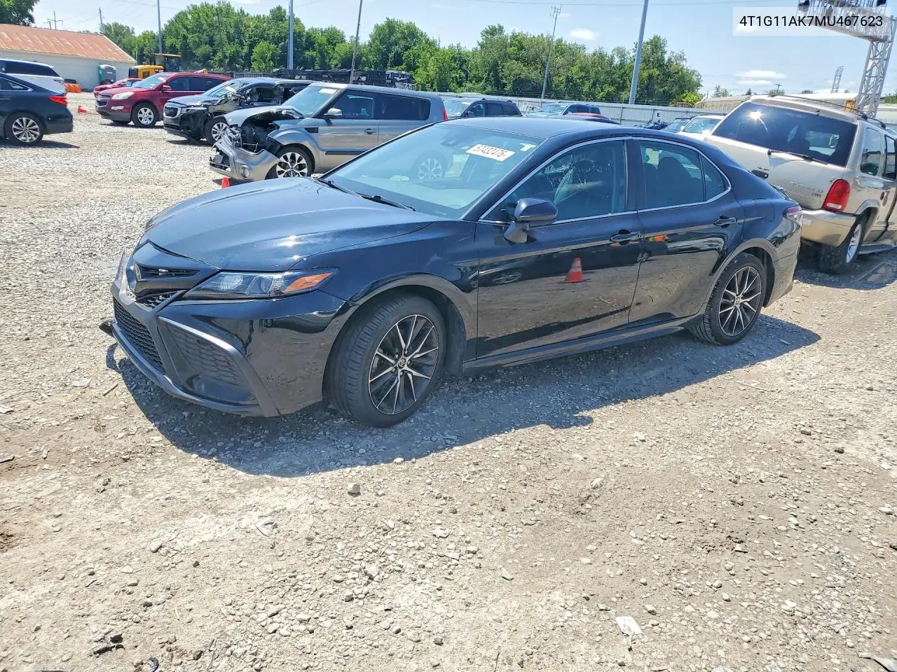 2021 Toyota Camry Se VIN: 4T1G11AK7MU467623 Lot: 57432476