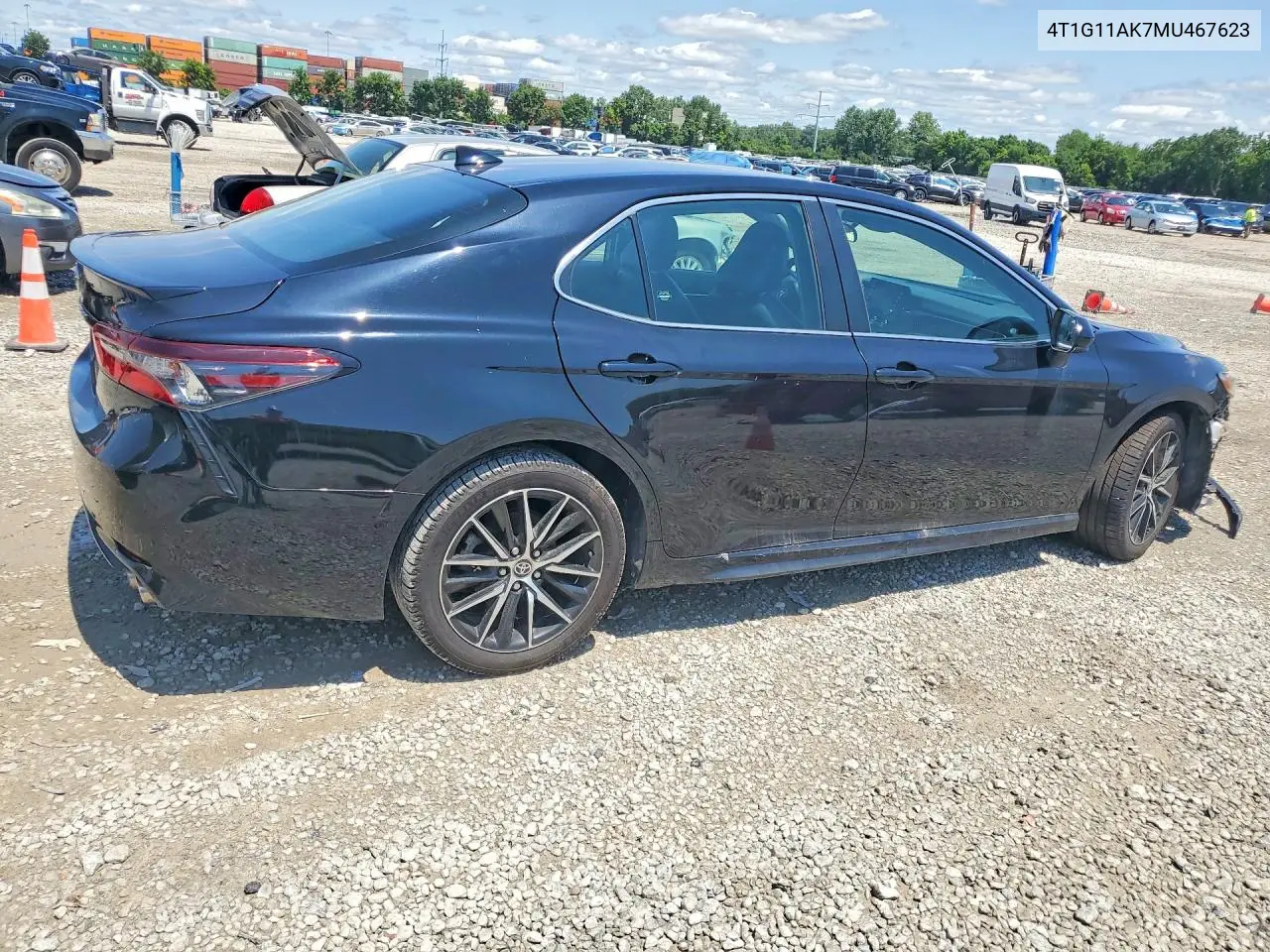 2021 Toyota Camry Se VIN: 4T1G11AK7MU467623 Lot: 57432476