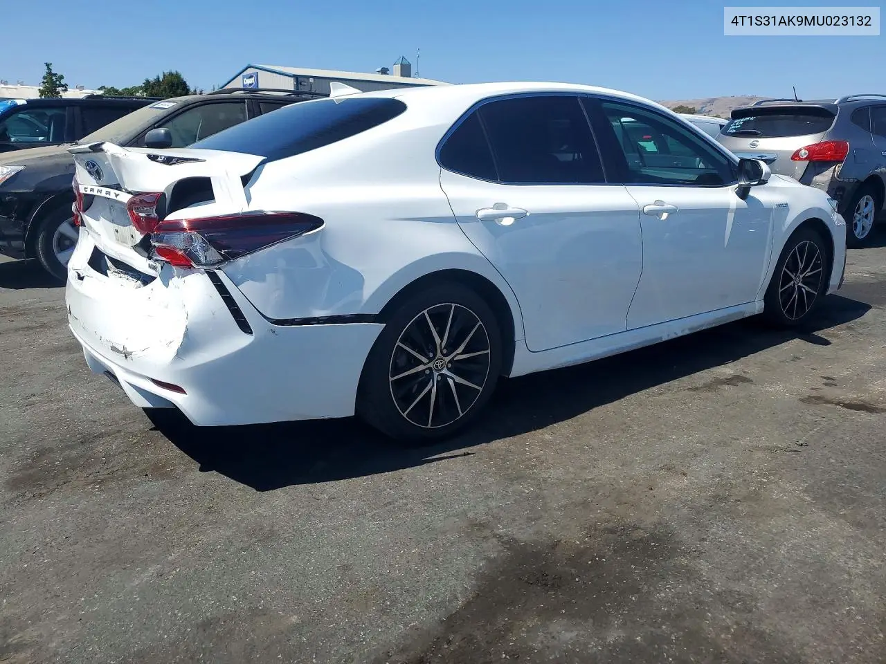 2021 Toyota Camry Se VIN: 4T1S31AK9MU023132 Lot: 58686026