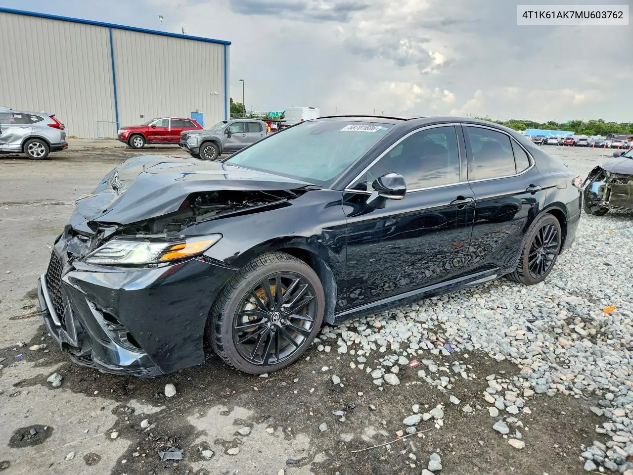 2021 Toyota Camry Xse VIN: 4T1K61AK7MU603762 Lot: 58701686