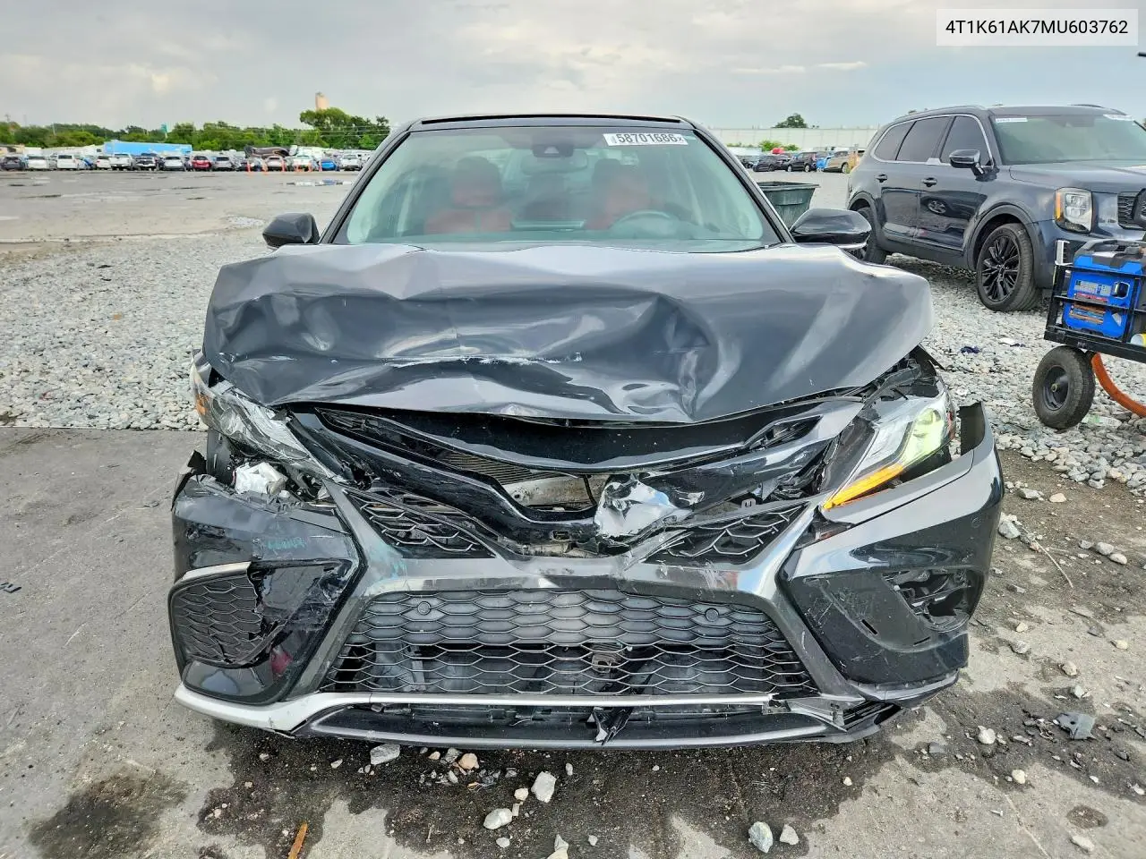 2021 Toyota Camry Xse VIN: 4T1K61AK7MU603762 Lot: 58701686