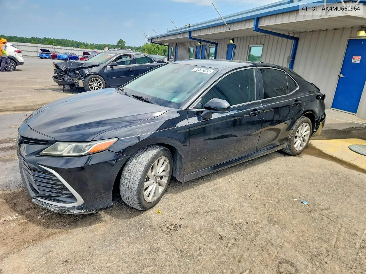 2021 Toyota Camry Le VIN: 4T1C11AK4MU560954 Lot: 60829076