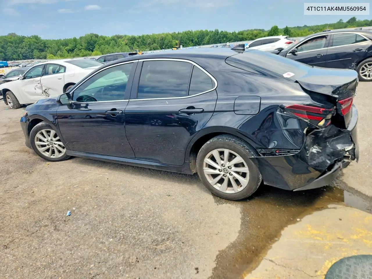 2021 Toyota Camry Le VIN: 4T1C11AK4MU560954 Lot: 60829076