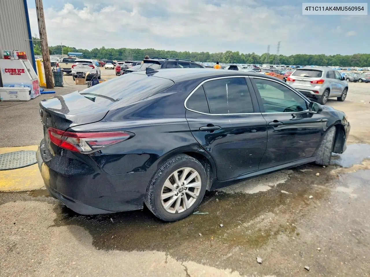 2021 Toyota Camry Le VIN: 4T1C11AK4MU560954 Lot: 60829076