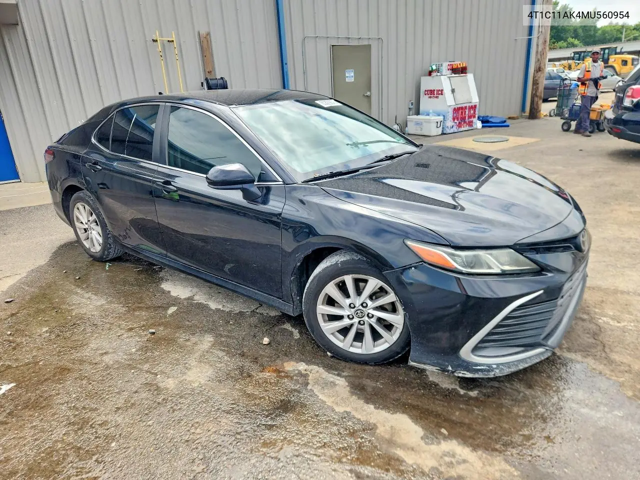 2021 Toyota Camry Le VIN: 4T1C11AK4MU560954 Lot: 60829076