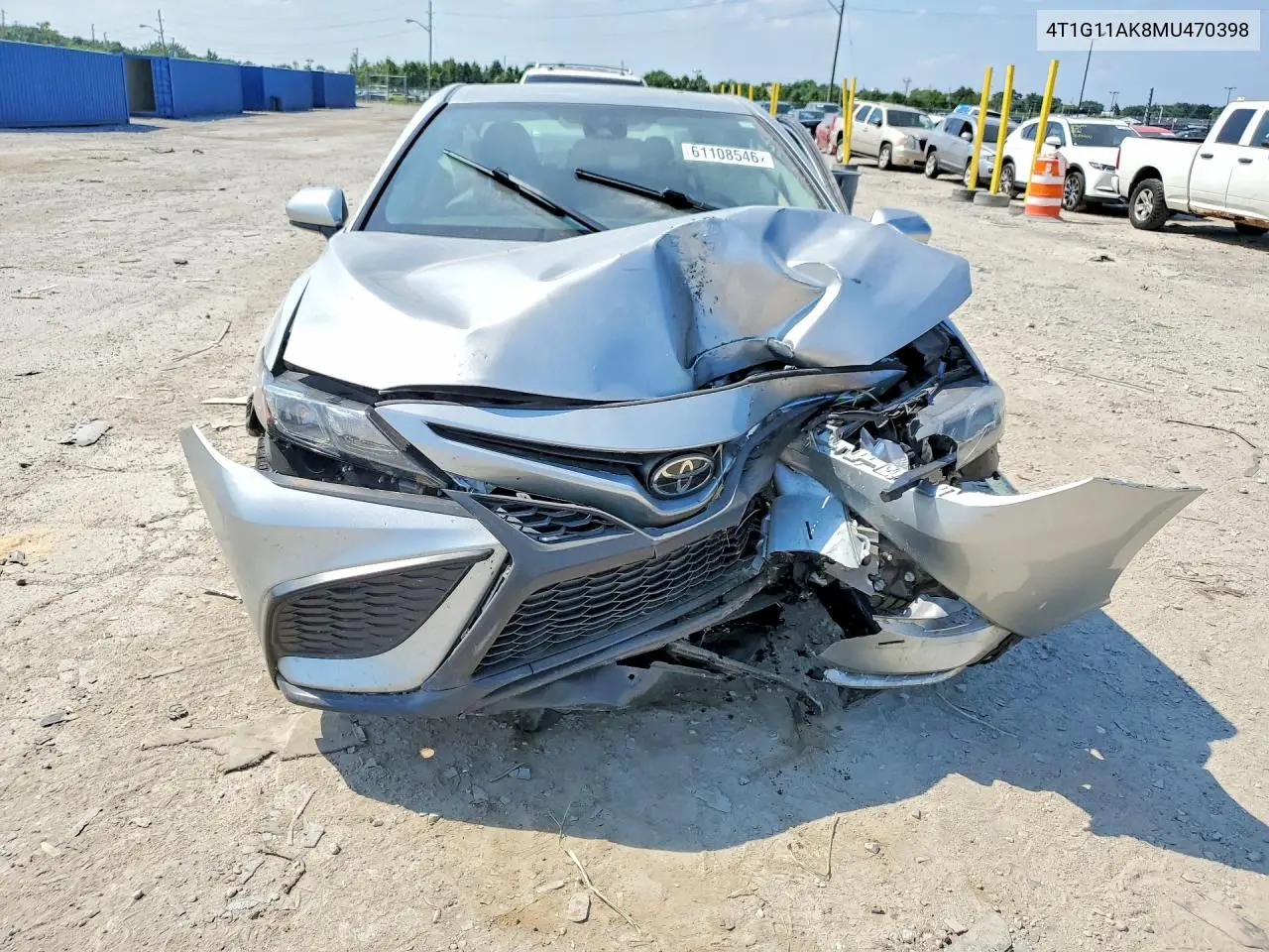 2021 Toyota Camry Se VIN: 4T1G11AK8MU470398 Lot: 61108546
