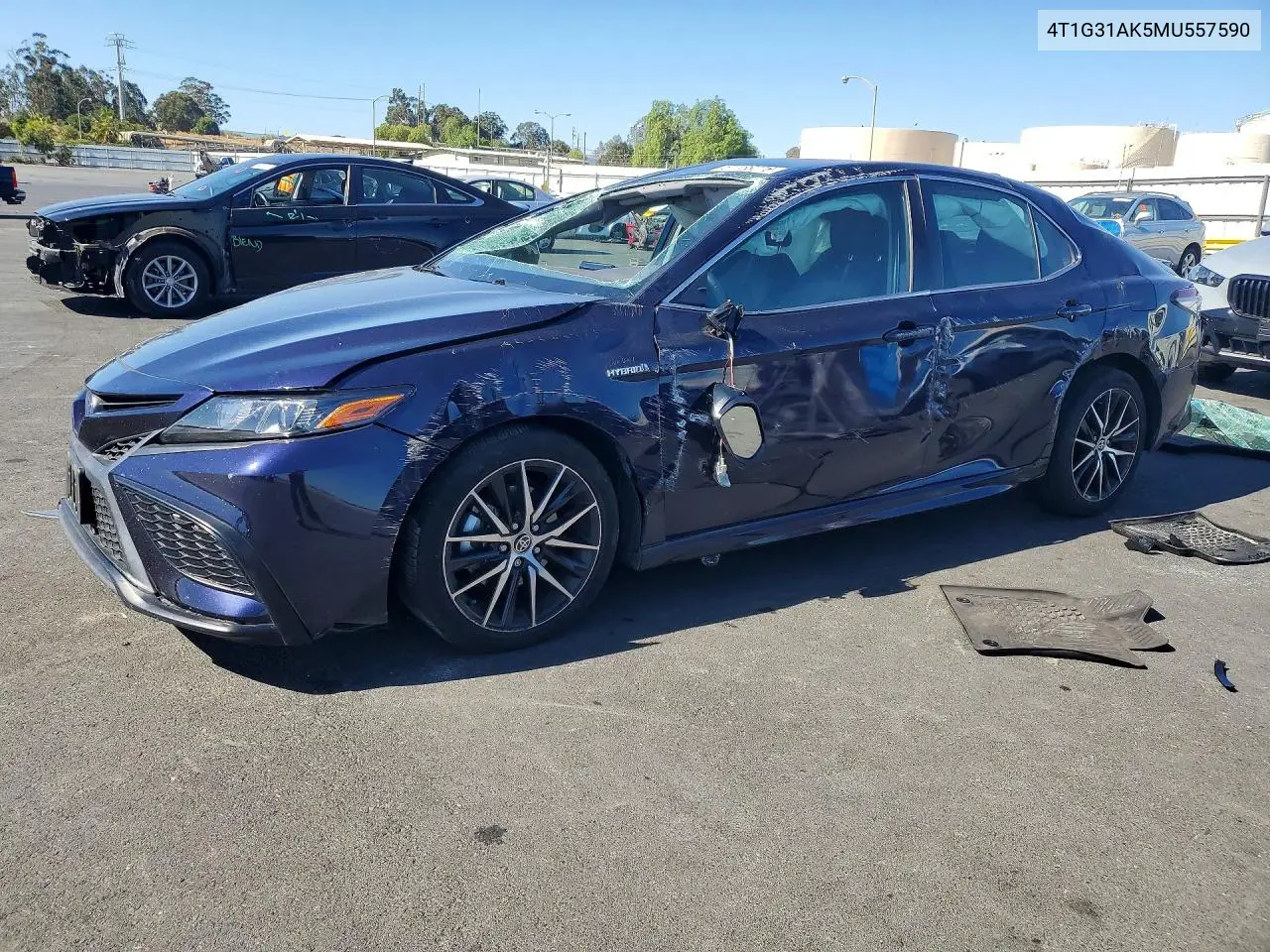 2021 Toyota Camry Se VIN: 4T1G31AK5MU557590 Lot: 61168276