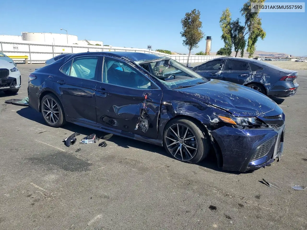 2021 Toyota Camry Se VIN: 4T1G31AK5MU557590 Lot: 61168276