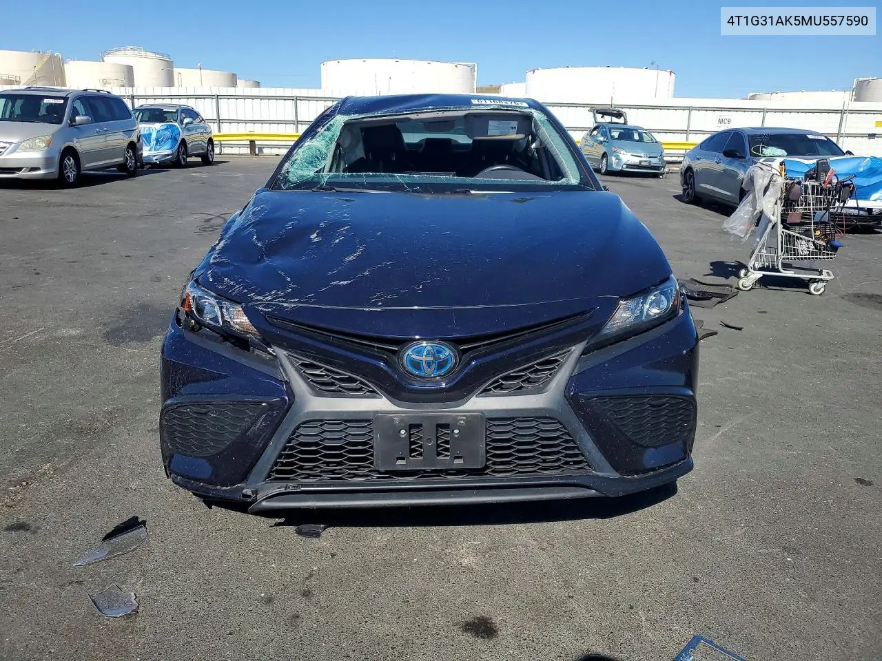 2021 Toyota Camry Se VIN: 4T1G31AK5MU557590 Lot: 61168276