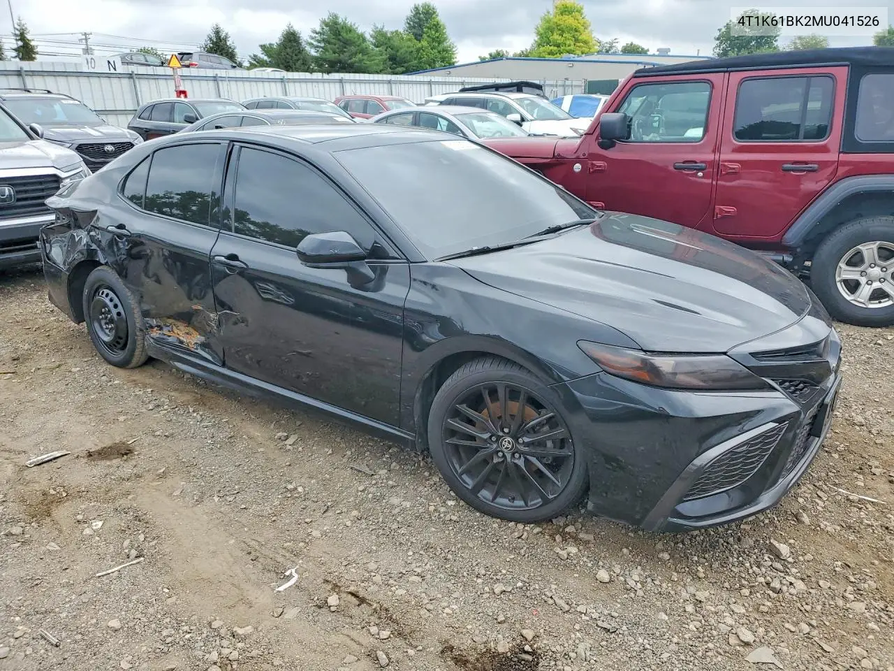 2021 Toyota Camry Xse VIN: 4T1K61BK2MU041526 Lot: 61733226