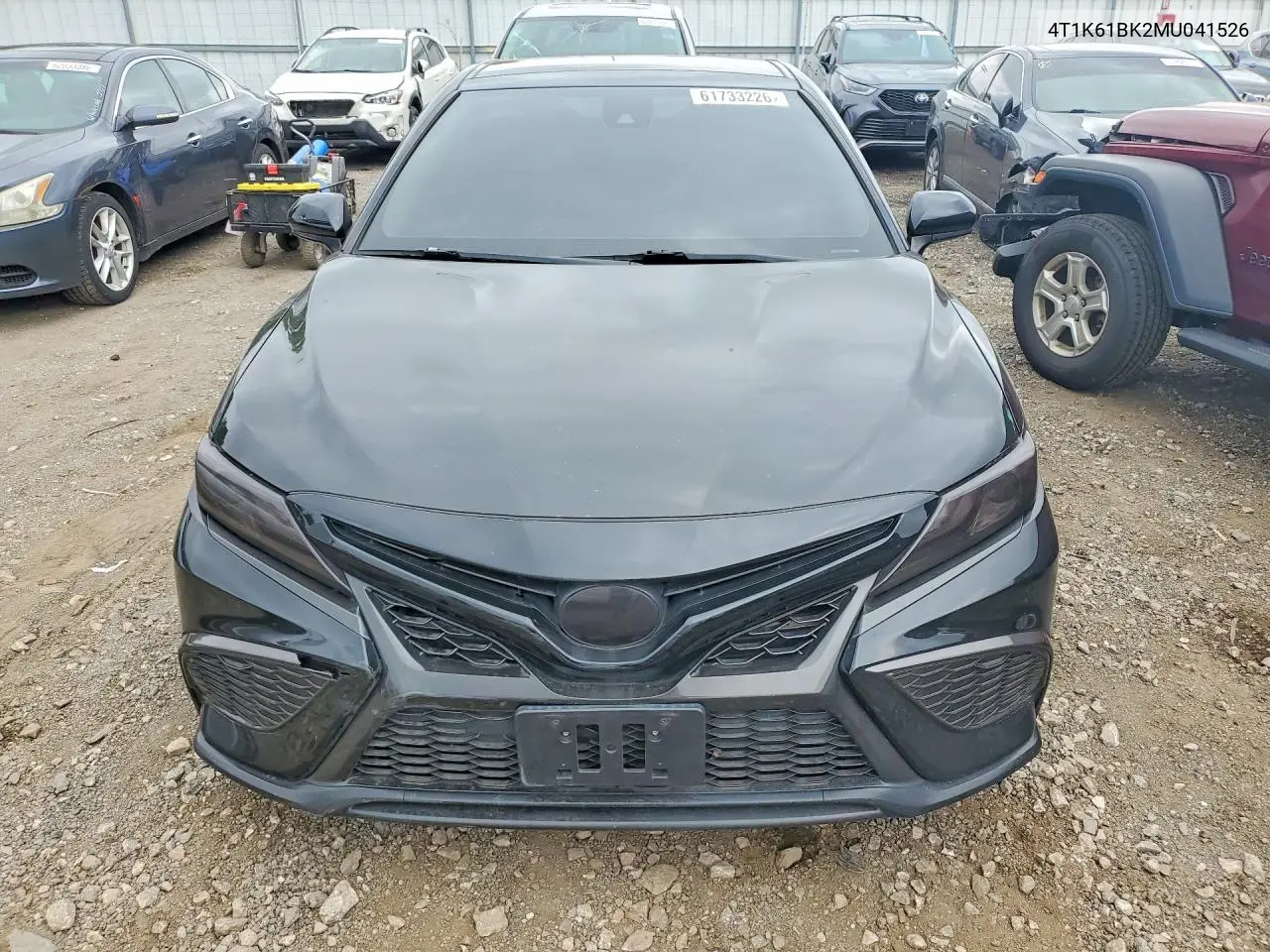 2021 Toyota Camry Xse VIN: 4T1K61BK2MU041526 Lot: 61733226
