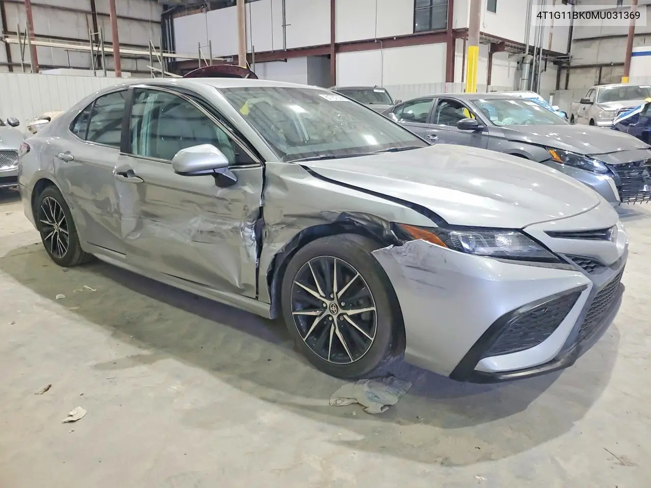 2021 Toyota Camry Se VIN: 4T1G11BK0MU031369 Lot: 61767336