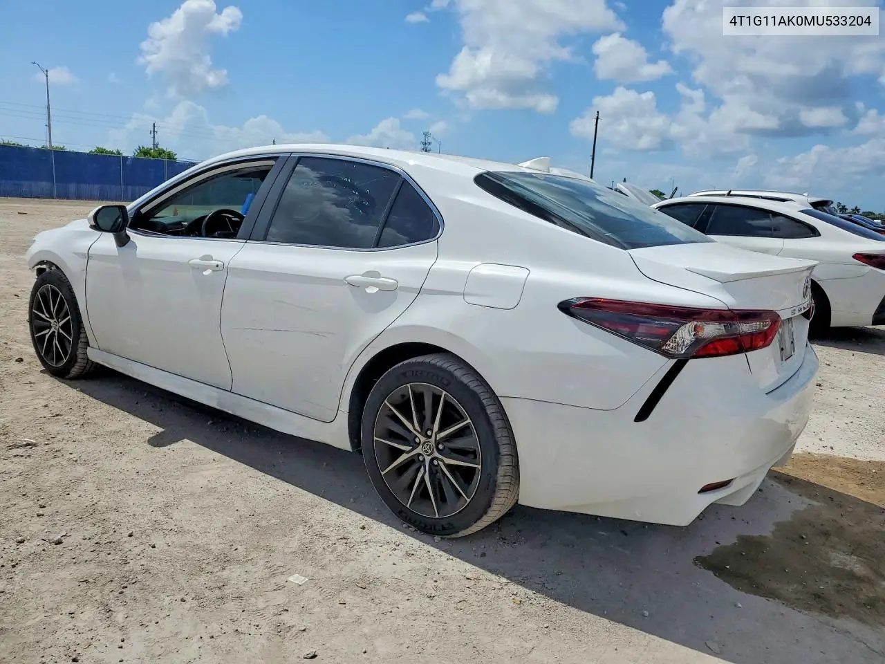 2021 Toyota Camry Se VIN: 4T1G11AK0MU533204 Lot: 61849026