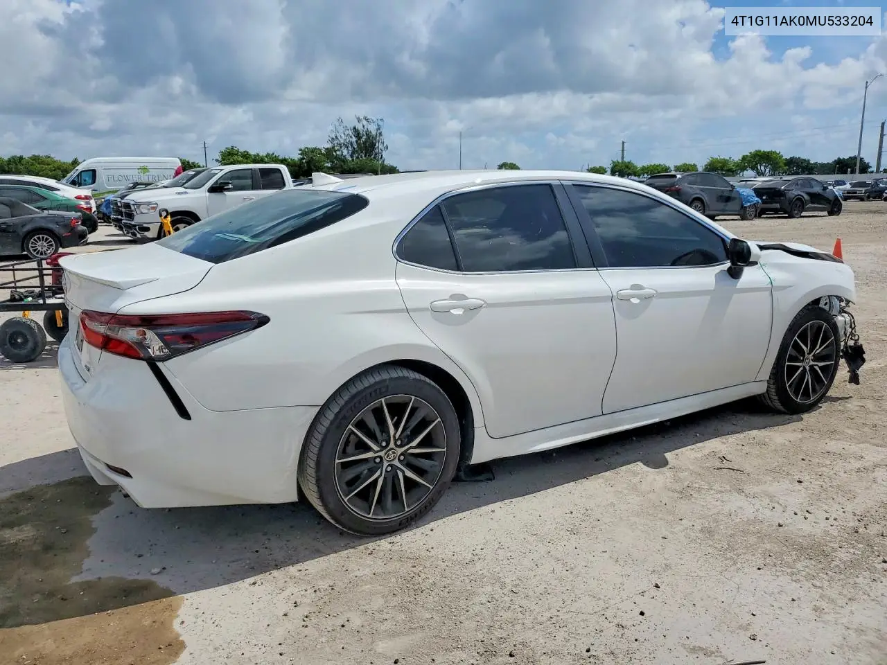 2021 Toyota Camry Se VIN: 4T1G11AK0MU533204 Lot: 61849026