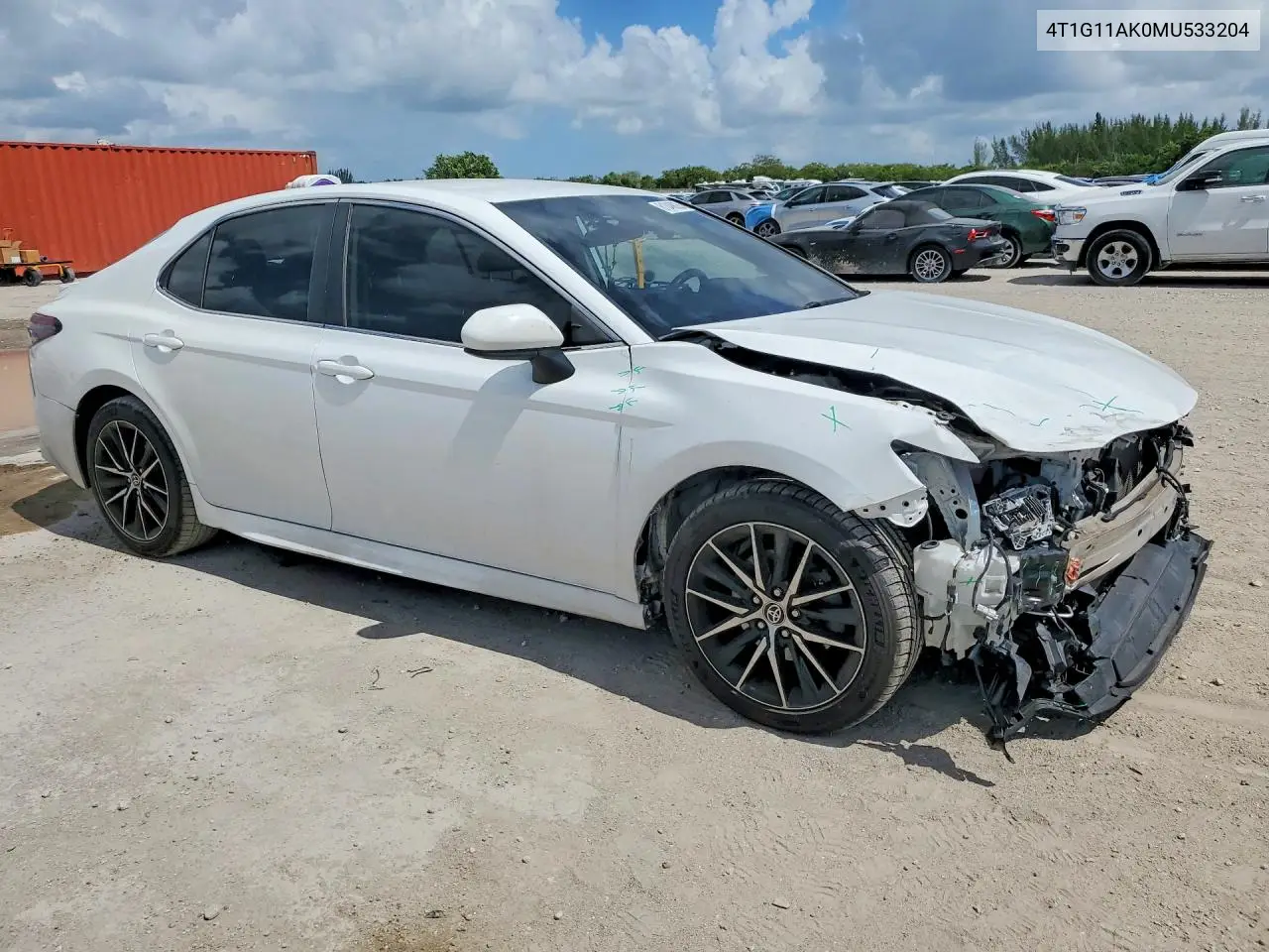 2021 Toyota Camry Se VIN: 4T1G11AK0MU533204 Lot: 61849026