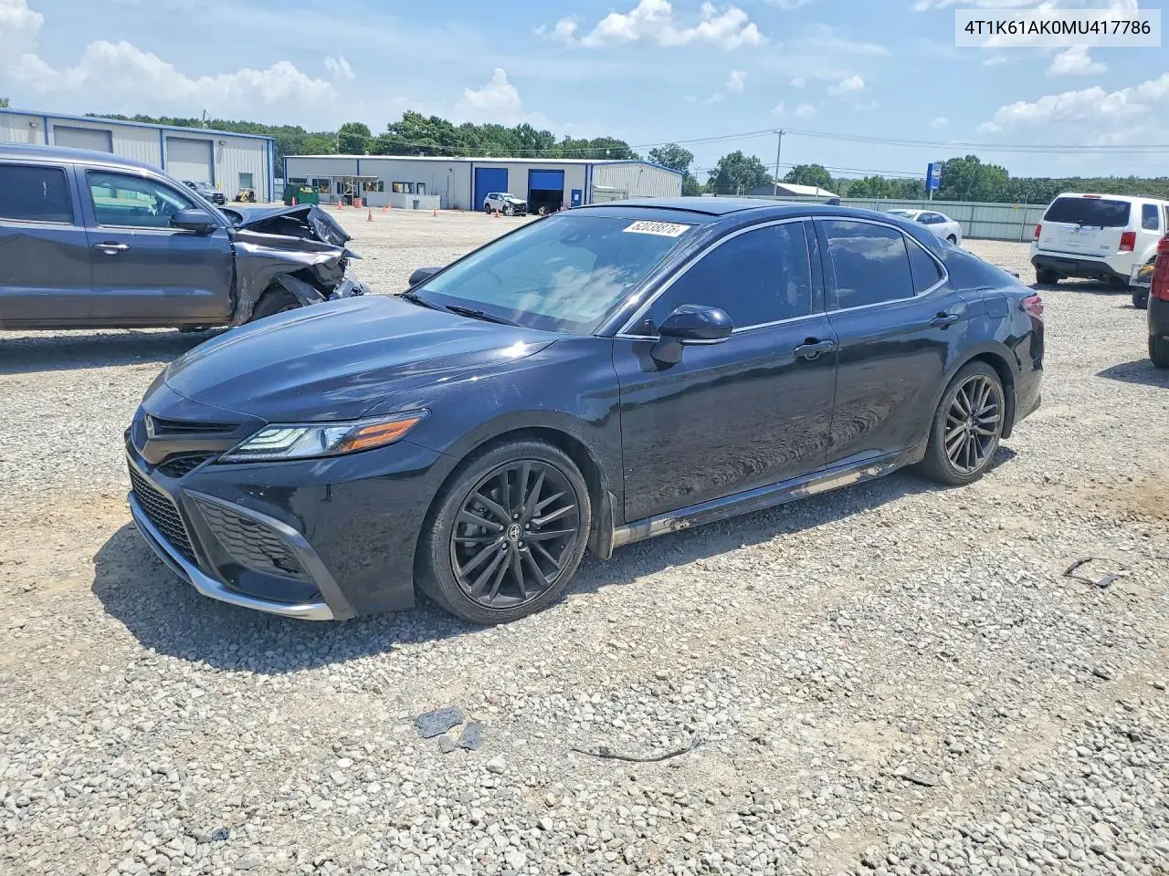 2021 Toyota Camry Xse VIN: 4T1K61AK0MU417786 Lot: 62038876