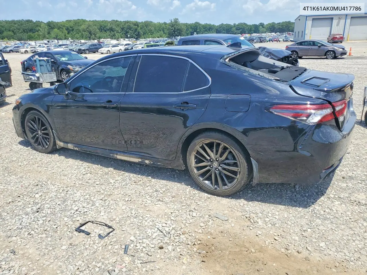 2021 Toyota Camry Xse VIN: 4T1K61AK0MU417786 Lot: 62038876