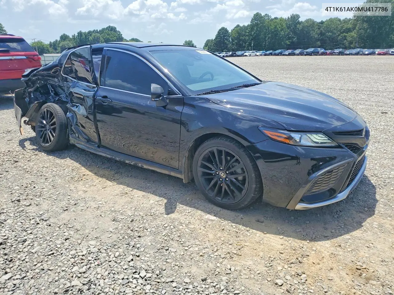 2021 Toyota Camry Xse VIN: 4T1K61AK0MU417786 Lot: 62038876