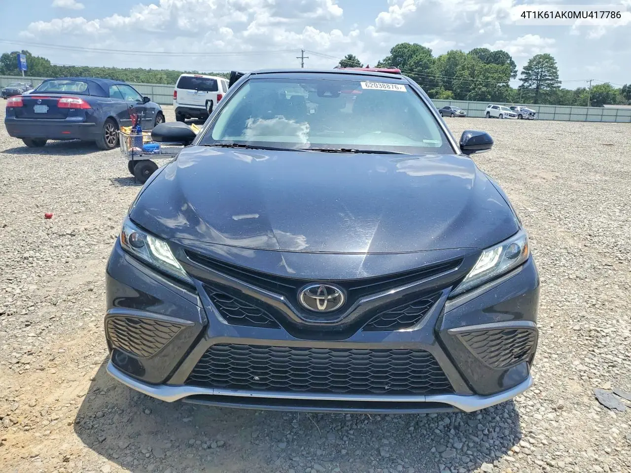 2021 Toyota Camry Xse VIN: 4T1K61AK0MU417786 Lot: 62038876