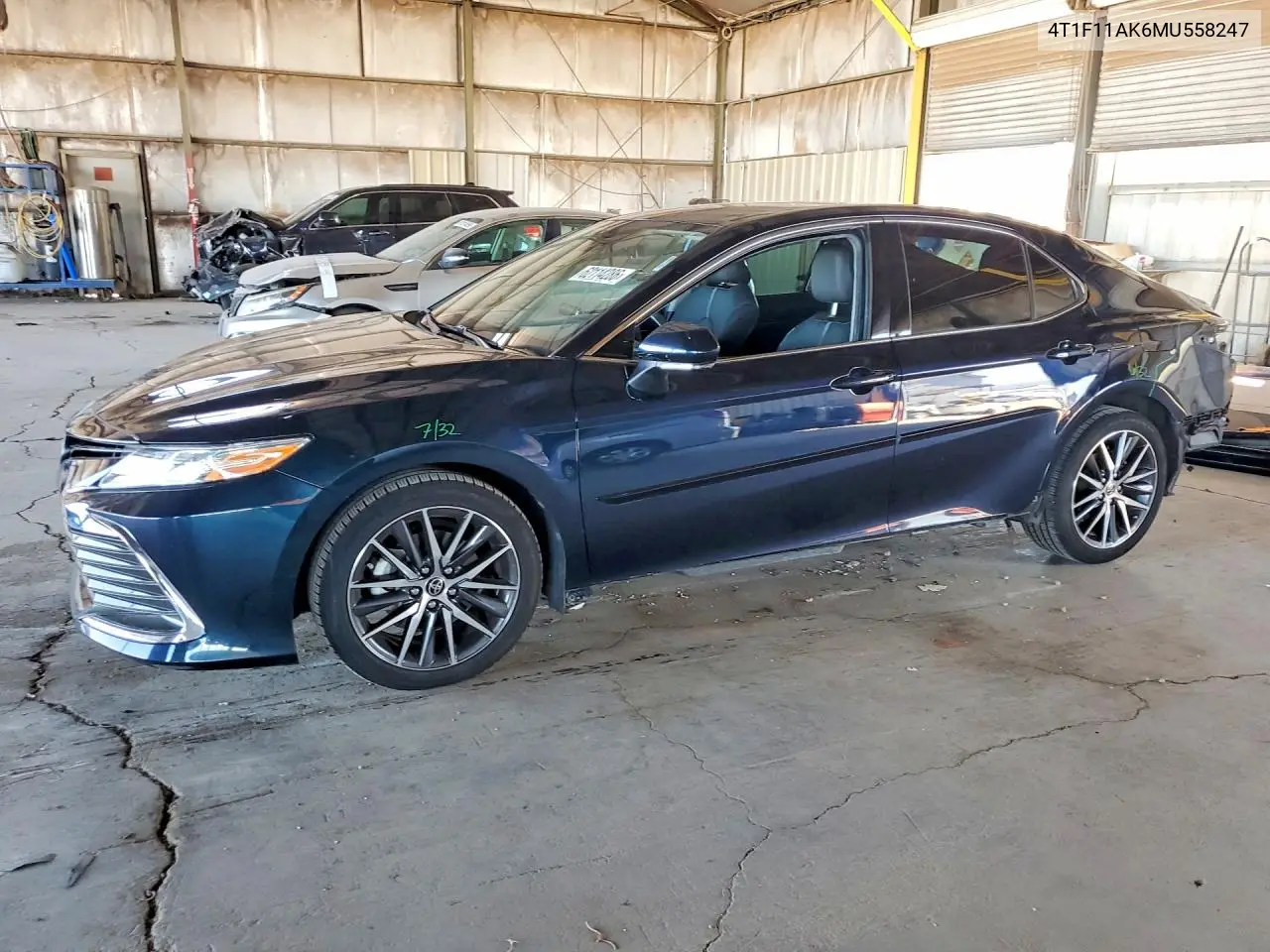 2021 Toyota Camry Xle VIN: 4T1F11AK6MU558247 Lot: 62114286