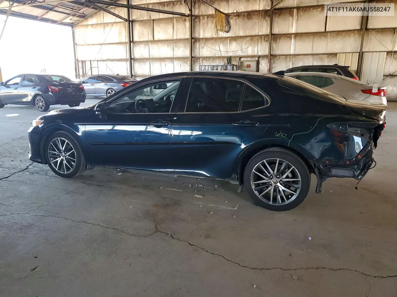 2021 Toyota Camry Xle VIN: 4T1F11AK6MU558247 Lot: 62114286