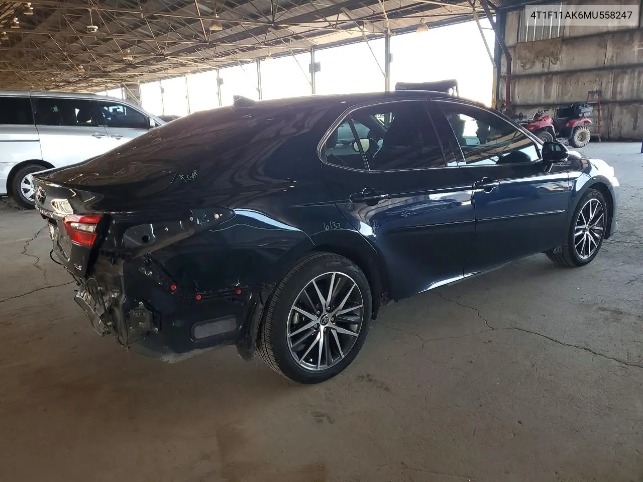 2021 Toyota Camry Xle VIN: 4T1F11AK6MU558247 Lot: 62114286