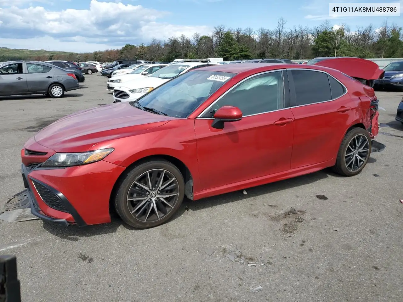 4T1G11AK8MU488786 2021 Toyota Camry Se