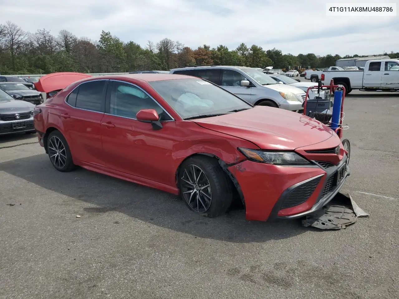 4T1G11AK8MU488786 2021 Toyota Camry Se