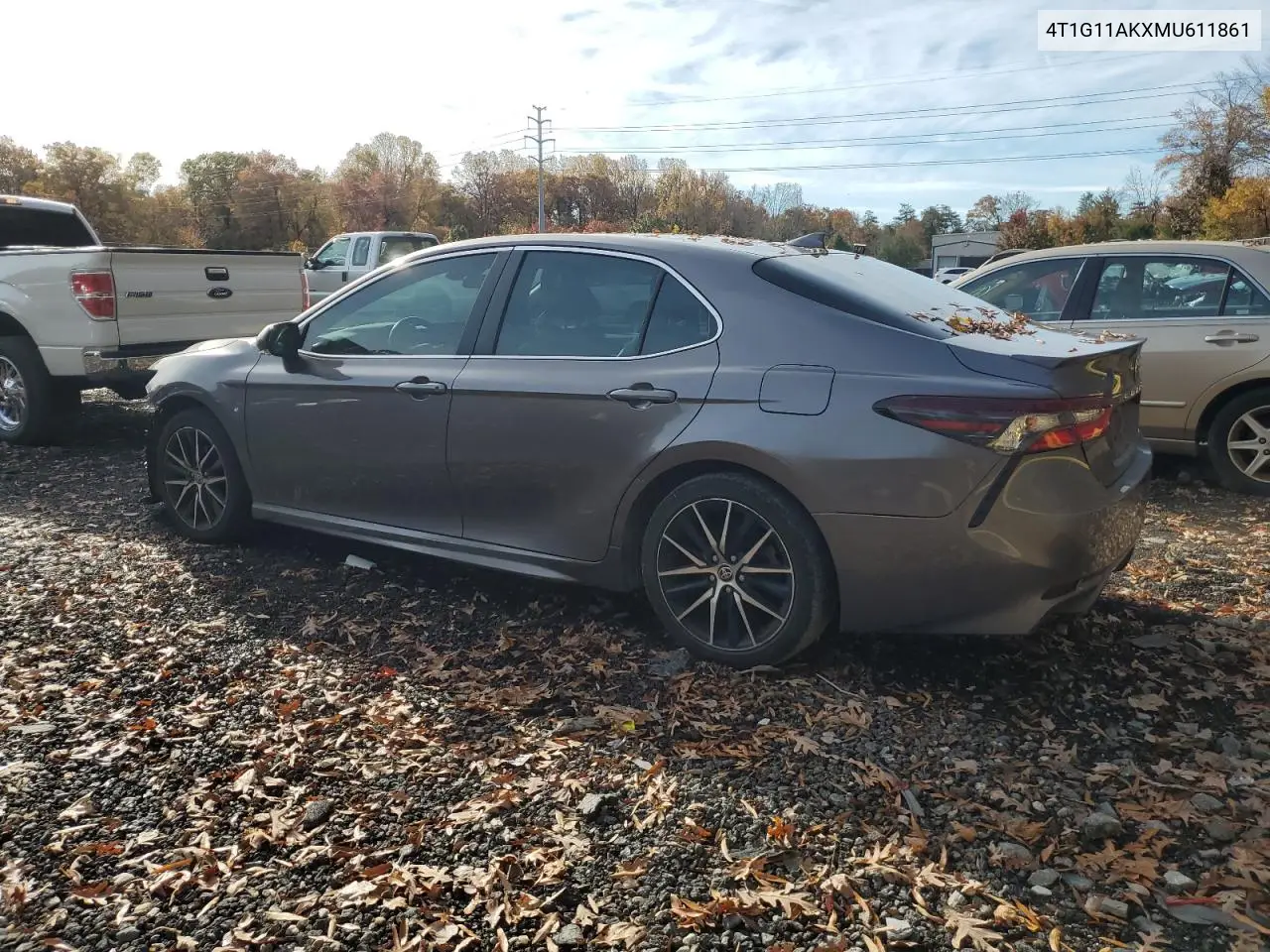 4T1G11AKXMU611861 2021 Toyota Camry Se