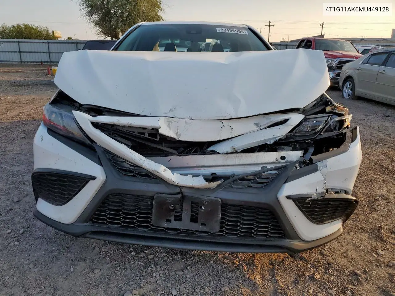 4T1G11AK6MU449128 2021 Toyota Camry Se