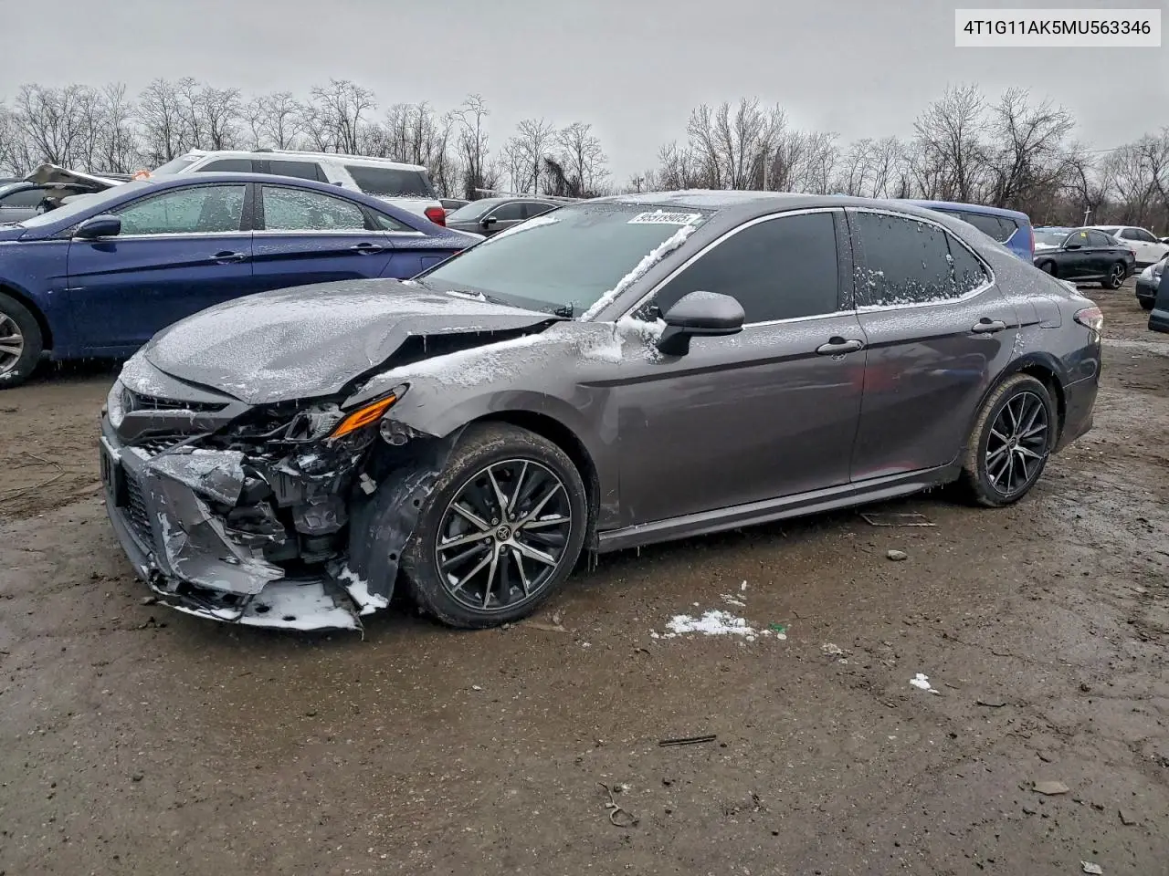 4T1G11AK5MU563346 2021 Toyota Camry Se
