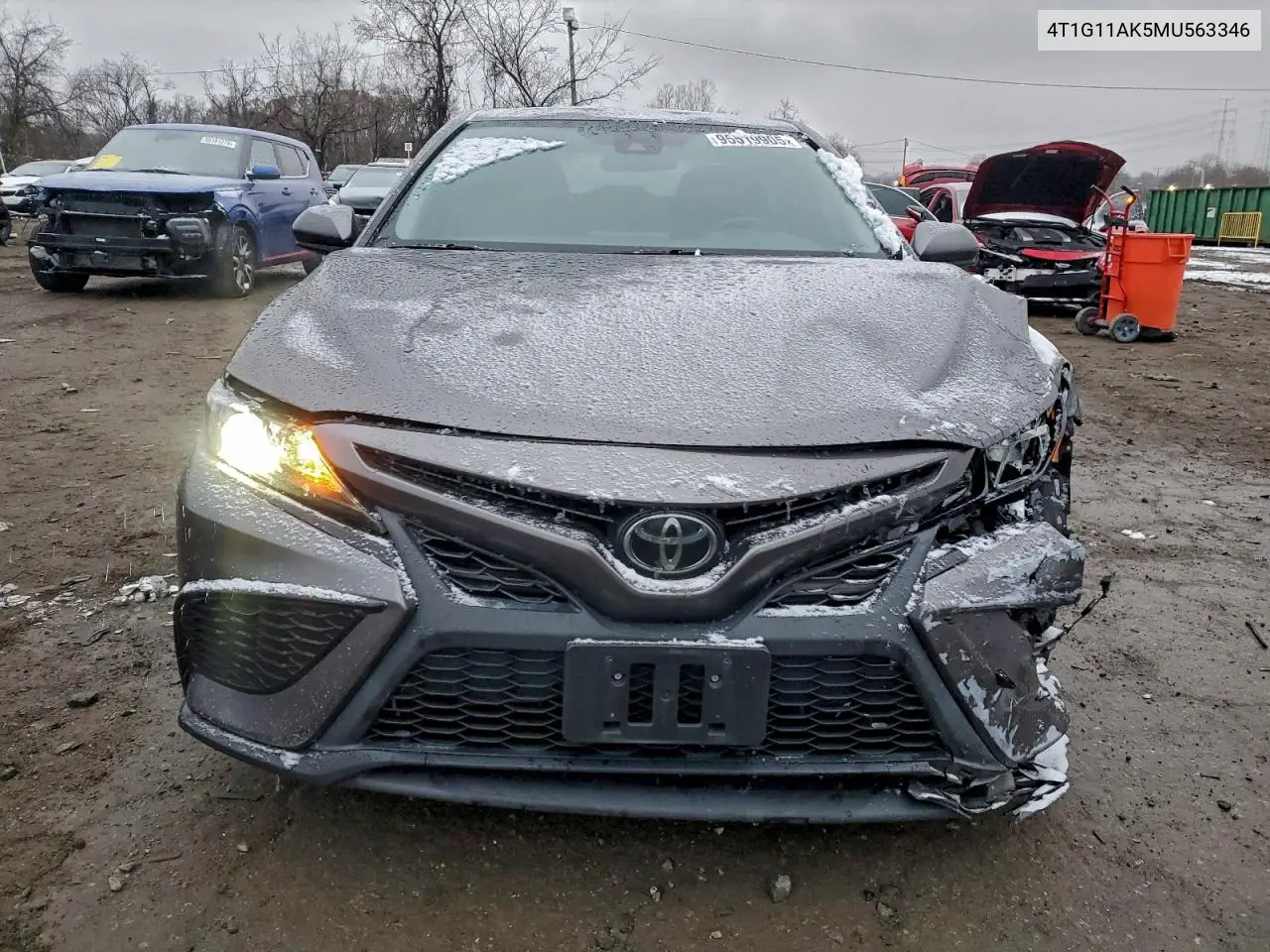 4T1G11AK5MU563346 2021 Toyota Camry Se