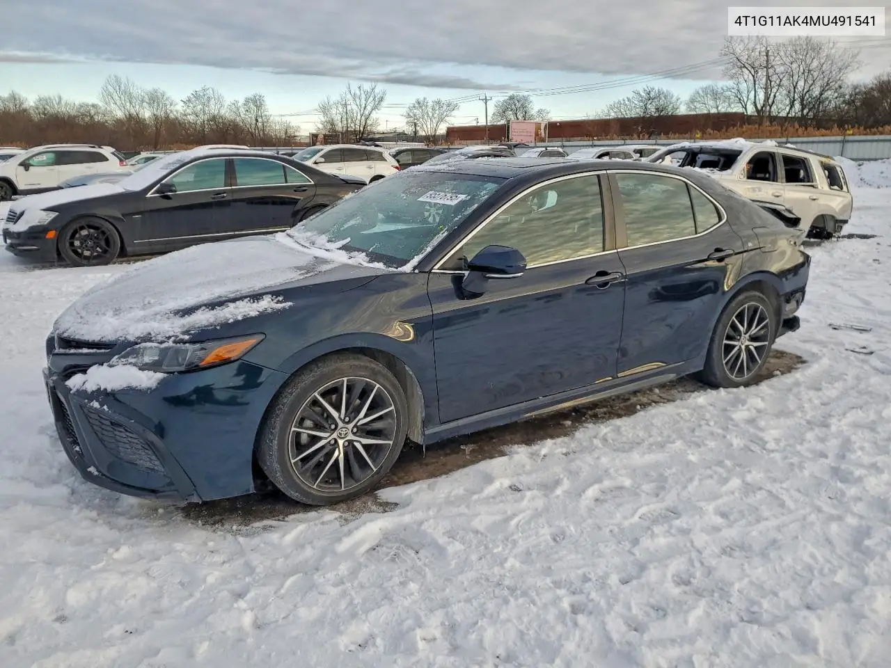 4T1G11AK4MU491541 2021 Toyota Camry Se