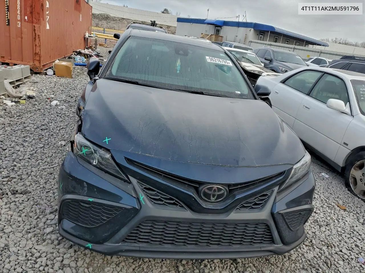 4T1T11AK2MU591796 2021 Toyota Camry Se